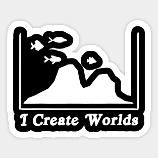 Aquascaping Aquascaper Aquarium Fish Care Creates Worlds Sticker